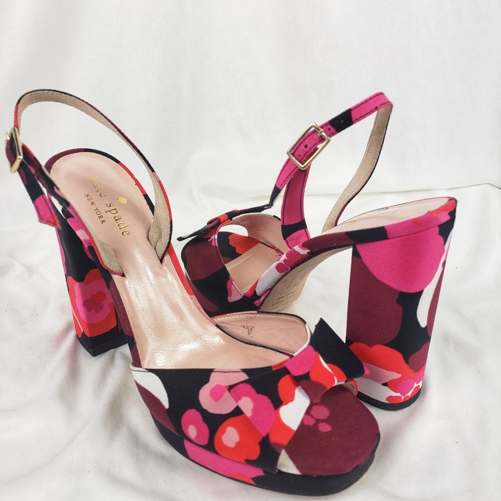 Kate Spade Floral Sandal Heel